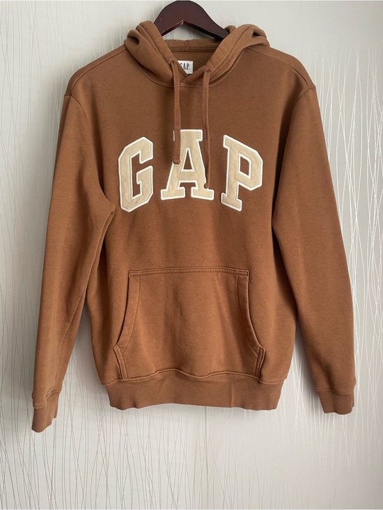 GAP Other - Gap Men’s Brown Logo Hoodie Sweatshirt Size Medium